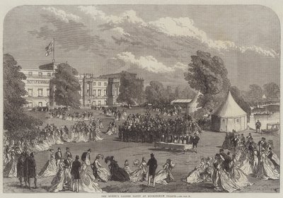 Die Gartenparty der Königin im Buckingham Palace von Sir John Charles Robinson